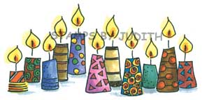 O-56 Row of Candles